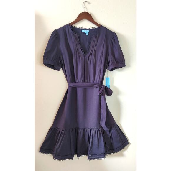 Draper James Navy Mini Dress - Picture 7 of 9